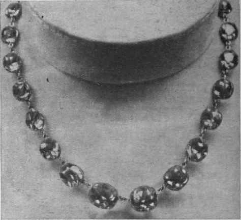 A necklet of amethysts