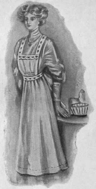A sleeveless overall of artistic and unusual design