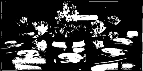 A spring like decoration in poet's narcissus and early primroses
