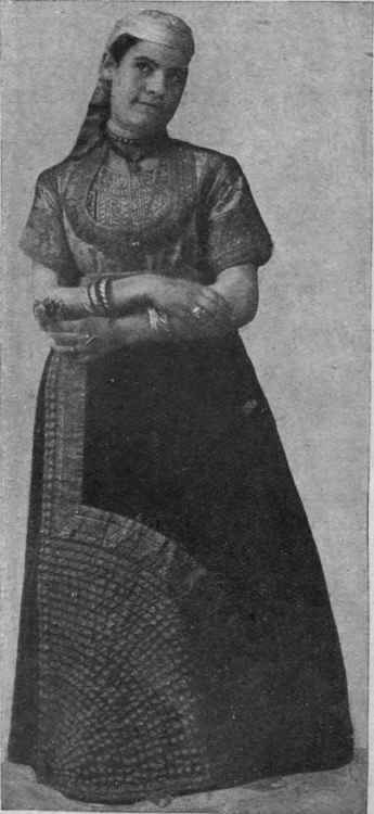 A typical Hebrew woman in marriage costume