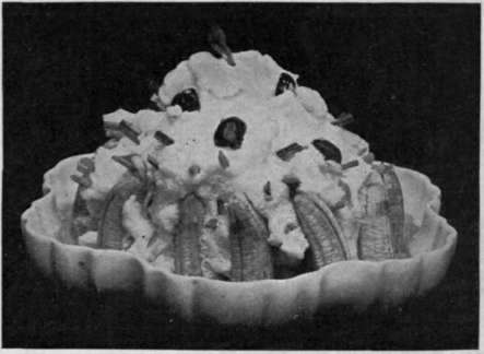 Banana Trifle cut the jam sandwich into pieces the same size and shape
