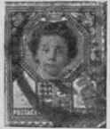 By using old stamps, novel and ingenious frames can be made for old' fashioned photographs