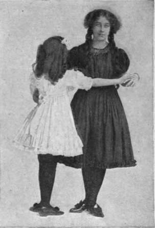Fig. 2. Step la. The pupil draws her left foot back, and the first position