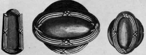 Fig. 4. Shutter knobs and key drop of Louis XV