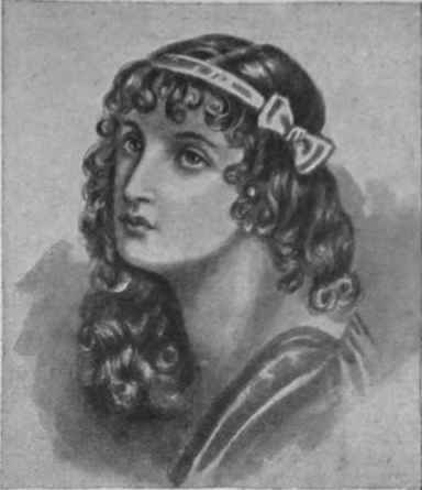 Fig. 5. The elaborate coiffure of forehead curls and ringlets introduced by Henrietta Maria, queen of Charles I.