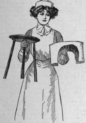 Fig. 6. Improvised cradles for keeping the weight three legged stools or bandboxes