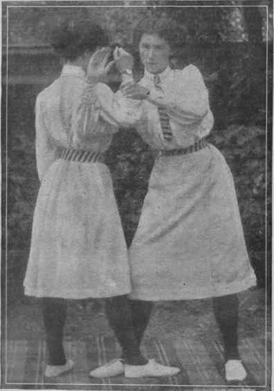 Fig. 6. The further movement of the arm lock, showing the lock fixed