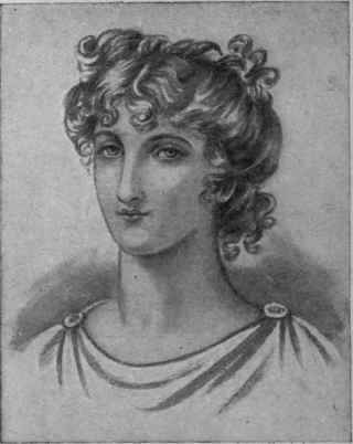 Fig. 9. A delightful and natural classic head dress a portrait of Angelica Kauffmann