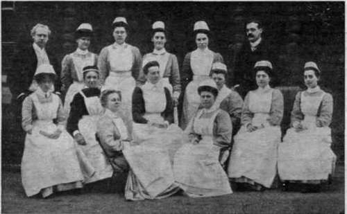 The staff of the Mildmay Memorial Cottage Hospita