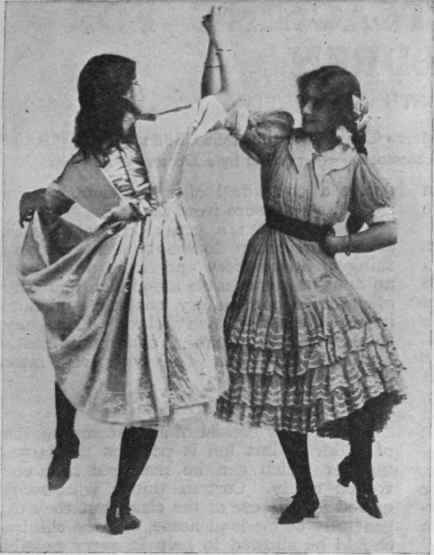 Fig. 6. Step 6. The gavotte step, turning, a movement illustrating