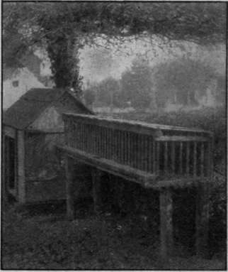Sussex fattening pens for poultry. If erected out of doors, the pens should be well sheltered from wind and damp