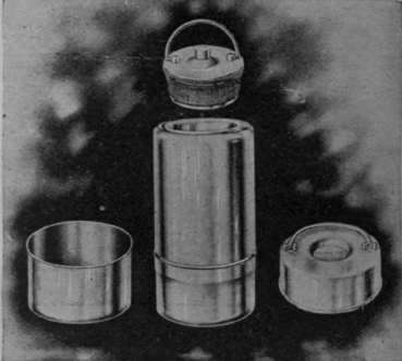 Thermatot case, which will keep curry or any other food very hot, or can be used for icecream mixture which has to travel far