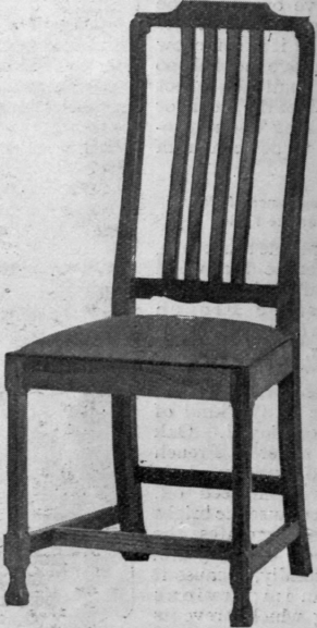 A chair which fulfils every requirement of utility and good taste