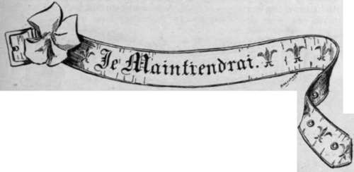 A pathetic relic of the French Revolution. A garter reputed to have been worn by a friend of the ill fated Marie Antoinette, who, like her Royal