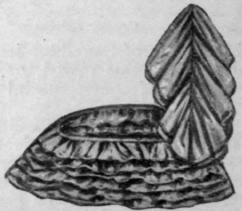 Fig. 10. The finished ruche with quill in position