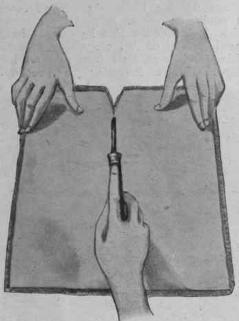 For cutting fur a furrier's knife should be used, if possible. The fur should be laid, skin uppermost, on a board, and the place for the incision marked with chalk