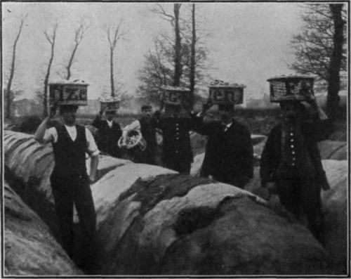 Mushroom gatherers on Mr. Mizen's farm at Mitcham. The produce sent out amounts to Photo. many tons in the course of the year Clarke & Hyde