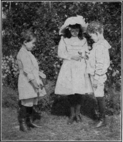 Rival claims. The question is settled by the girl choosing as partner the boy whose bow matches her own in colour