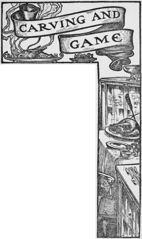 Chapter VI Carving and Game 19