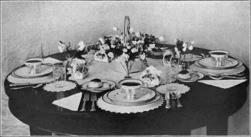 Table Set For Formal Luncheon