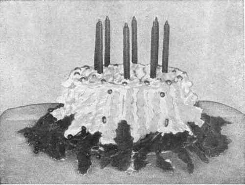 Ornamental Frosted Cake.