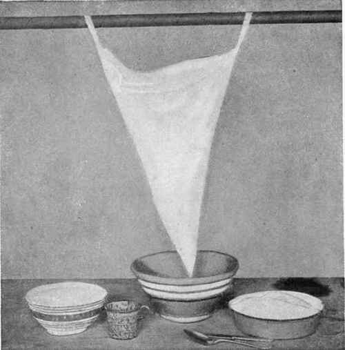 Jelly Bag and other necessary utensils for jelly making.