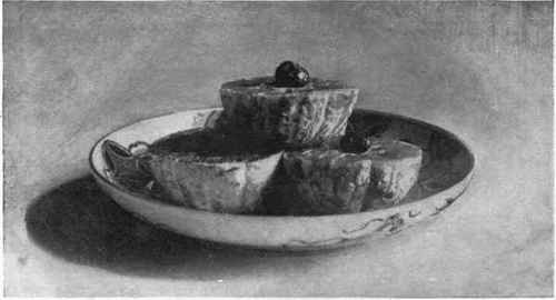 Compote Of Oranges Garnished With Candied Cherries.