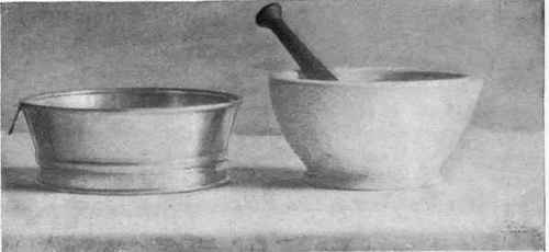 Puree Sieve And Mortar.