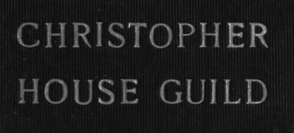 Christopher House Guild Cook Book