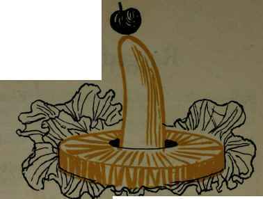 It's better than a real candle, because you can eat it. Place crisp lettuce leaf on plate.