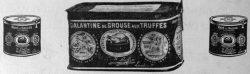 Celebrated French Soups, in Bottles and Tins