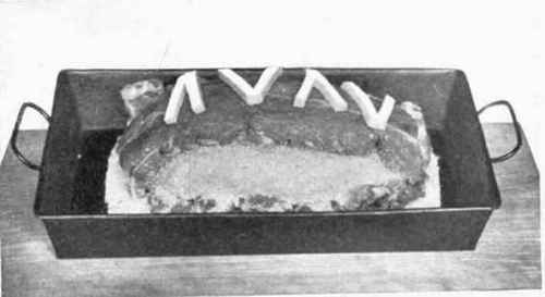 Loin of Veal Allemande Ready for Oven.