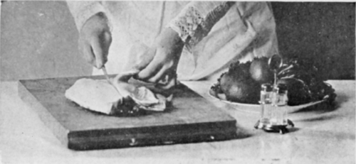 Filleting a Flounder. Page 84.