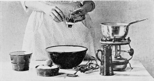 Making Molasses Sauce. Page 169.