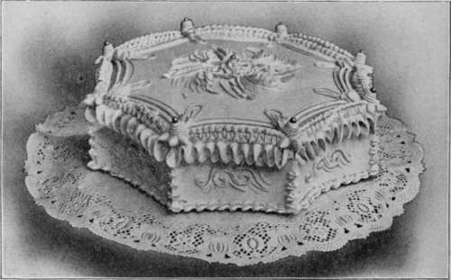 Geranium Or Birthday Cake (Directions for Making, see Page 234.) (Directions for Decorating, see Page 232).