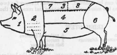 Diagram of Cuts of Pork.
