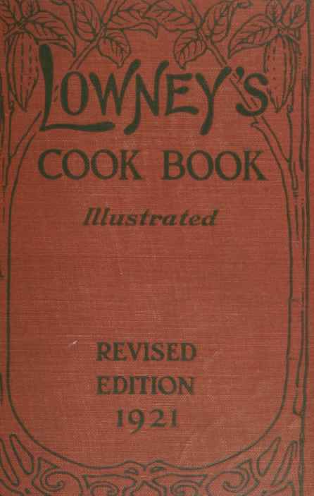 Lowney's Cook Book.