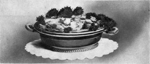 Chicken Pie In Silver Stand