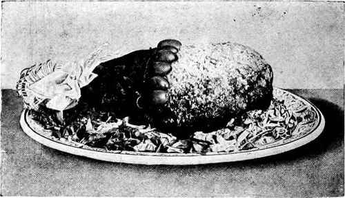 Cold Ham, Baked With Cider, On Bed Of Lettuce Ribbons