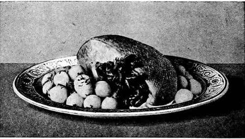 Boiled Salmon, Potato Balls And Cress