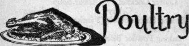 Poultry
