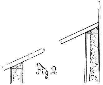 Section of Walls and Showing Position of Sash.