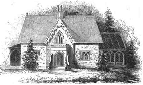 RURAL GOTHIC SUBURBAN COTTAGE.