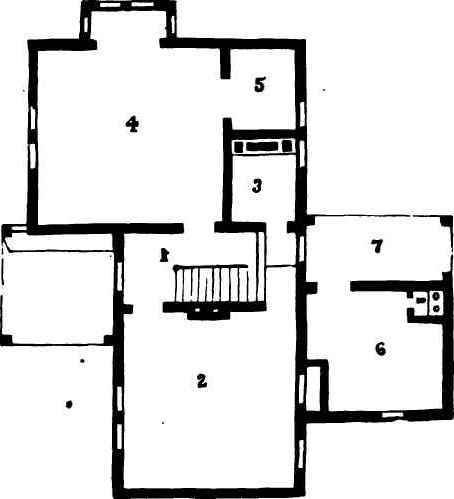 PLAN OF FIRST FLOOR.