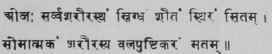 Bhavaprakasha. Part I.