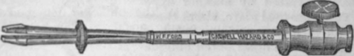 Fig. 22.   Needle holder for electrolyzing hair follicles.