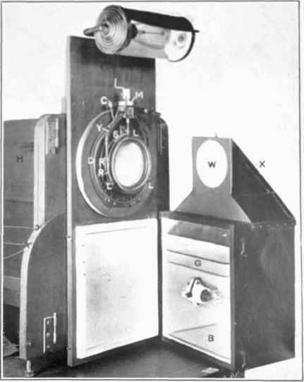 Details of the visual test object, its mounting and means of illumination.