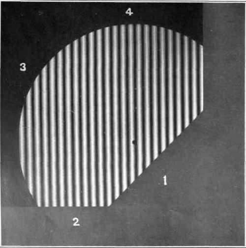 Full size reproduction of a portion of the visual test object window.