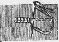 Embossed Button hole, or Blanket