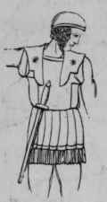 Early Greek figures.